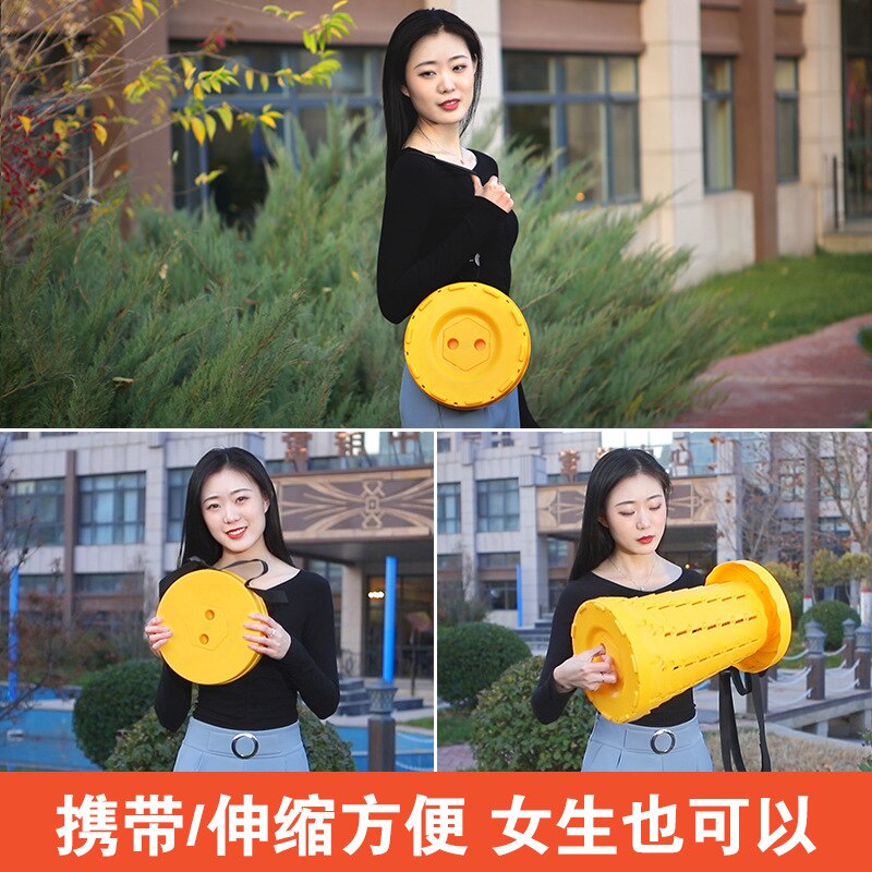 Plastic Stool Folding Stool Portable Outdoor Adjustable Telescopic Stool Net Red Train Subway Stool Giveaway