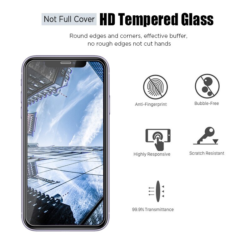 4in1 Tempered Glass For iPhone 13 12 11 Pro Max 13 12 11 Camera Lens Protector Glass For iphone 13 12 Mini XR X XS 7 8 6 6S Plus