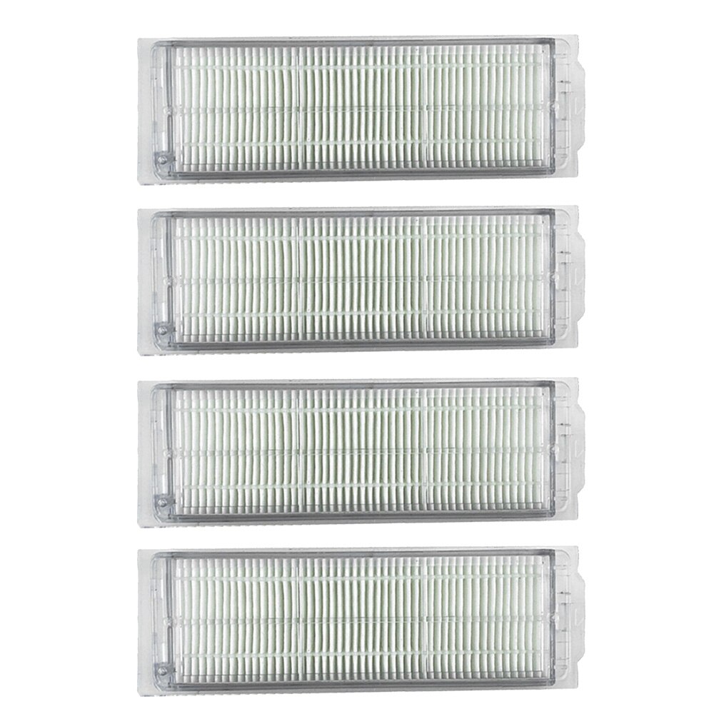 Hovedbørste hepa filter sidebørste moppe klud til xiaomi robotstøvsuger styj 02ym conga 3490 viomi  v2 pro filter v-rvclm 21b: Blomme