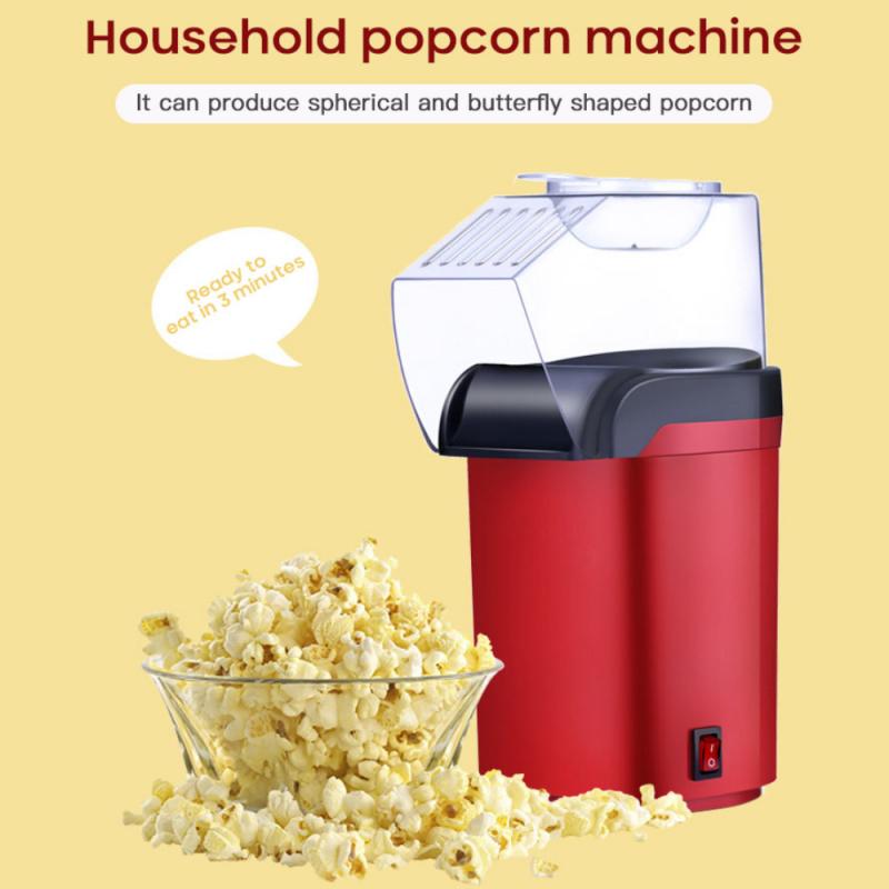 Electric Corn Popcorn Maker Household Automatic Mini Air Popcorn Making Machine DIY Corn Popper Children 110V 220V