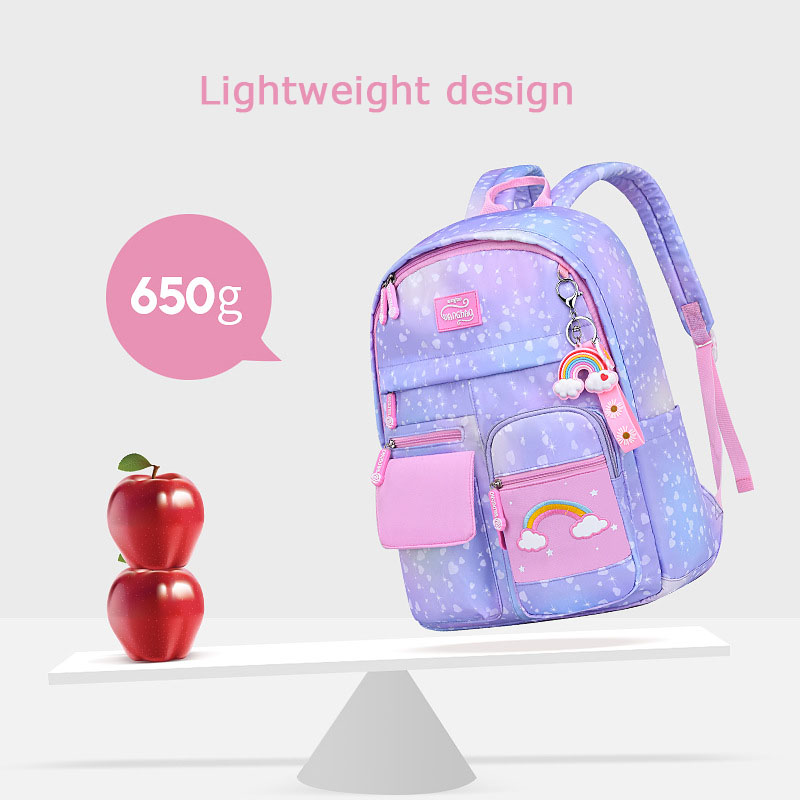 2022 Rainbow Series Backpack Kids Waterproof School Backpacks for Teenage Girls Primary Children School Bags mochila femenina