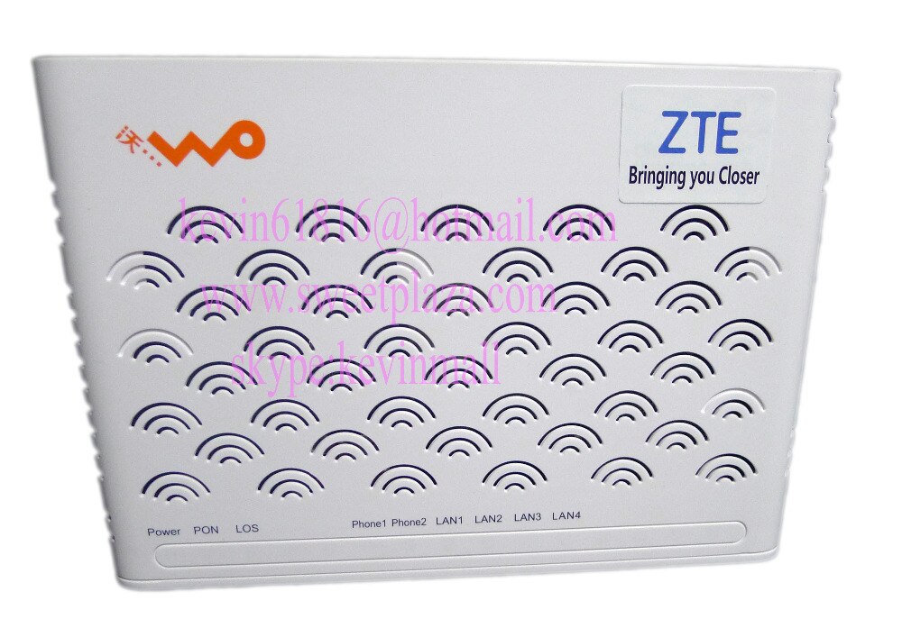 Z T E GPON terminale ZXHN F617 FTTO o FTTH ONT Con 4 porte ethernet e 2 porte voce, stessa funzione come F620 V5