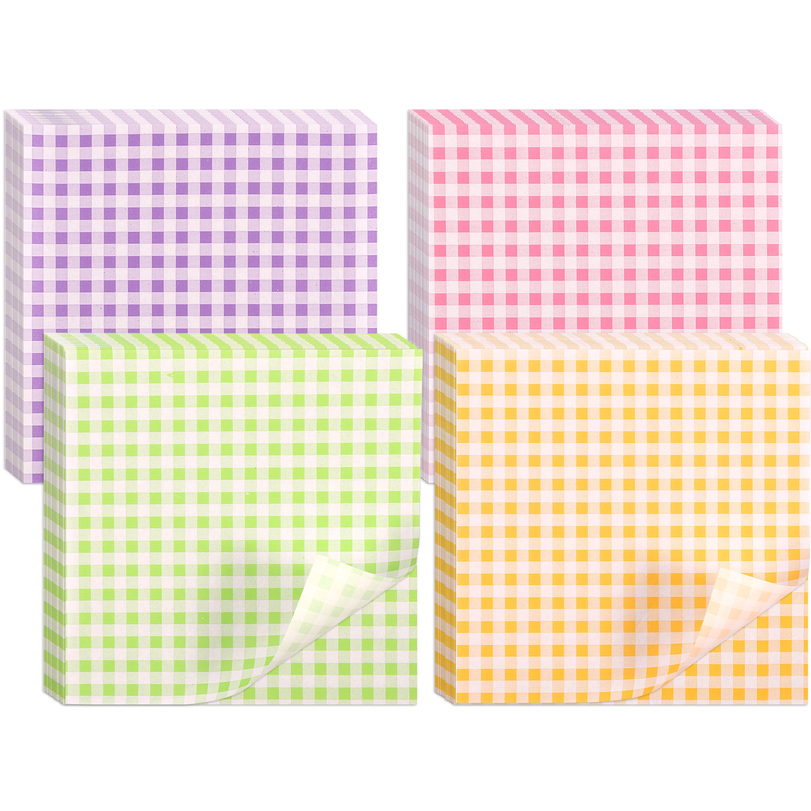 400 Stuks Vetvrij Papier Liners Sandwich Inpakpapier 4 Kleuren Wax Vellen Voor Bbq Picknick Festival Party Fast Food: Default Title