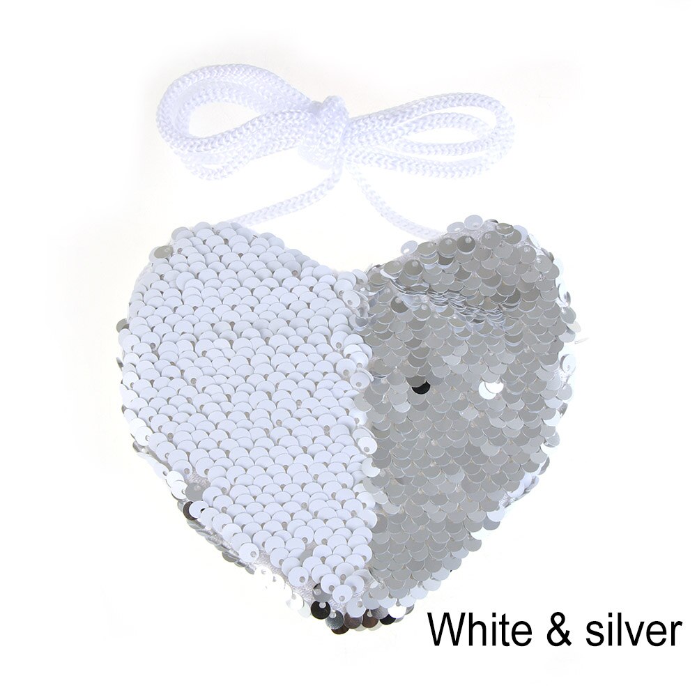 New Fashion Mermaid paillettes portamonete portafoglio per bambini ragazza borsa scintillante borsa da donna borsa con cerniera pacchetto pochette: WS
