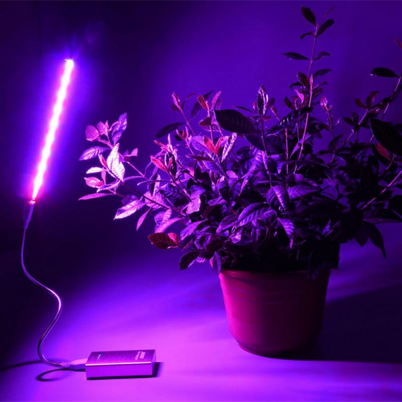 LED Grow Light Full Spectrum Flexible Clip Phyto Lamp USB 2.5W 5V Grow Lamp For Plants Seedling Indoor Growth Lamp: Default Title