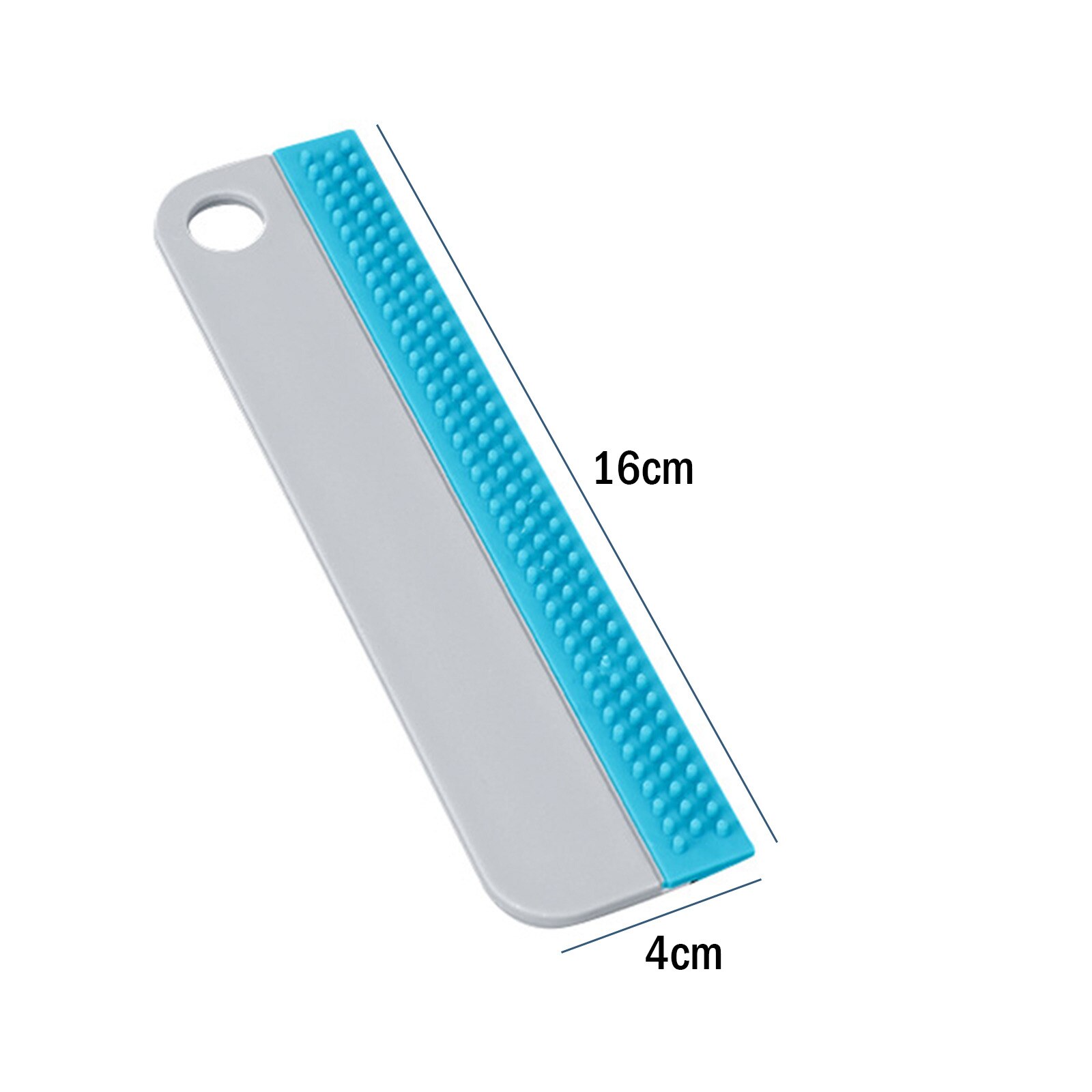 Soft Silicone Glass Wiper Scraper Window Cleaning Brush Kitchen Bathroom Glass Cleaning Tools for Car Mirror Cleaner Squeegee: 1-blue grey
