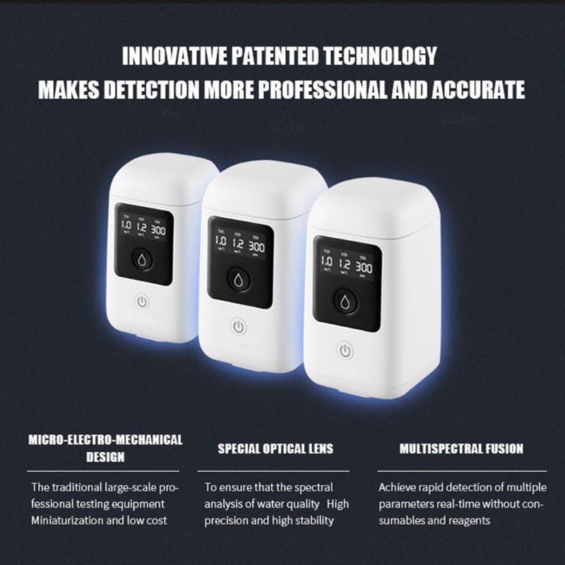 3 In 1 Digital LCD High Accuracy TOC COD TDS Water Purity Tester Meter Household Travel