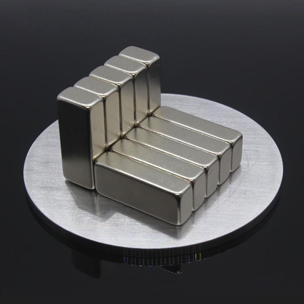 Sterke Magneet Cuboid Magneet 1Pc 20X8X5Mm Super Bar Blokken Zeldzame Aarde Neodymium Koelkast magneet