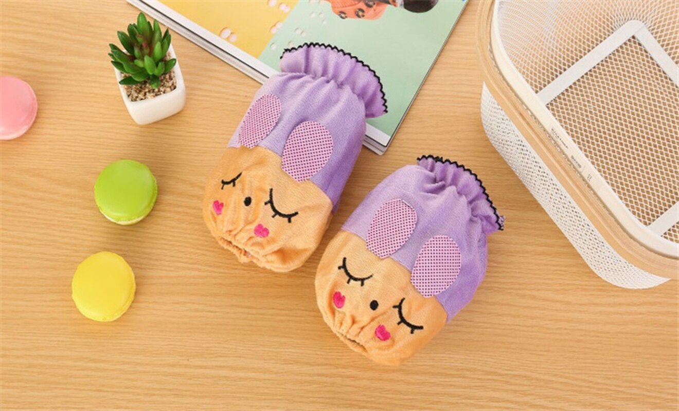 Waterproof short cute children adult cuffs for female autumn and winter cute cartoon students sleeves for adult housework cuffs