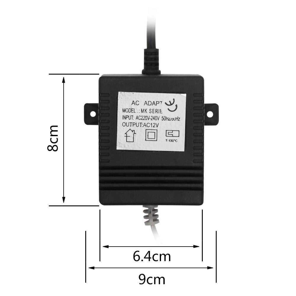 Transformateur 12V pour panneau de commande radio fm, sortie 110V 220V/50HZ, pour douche