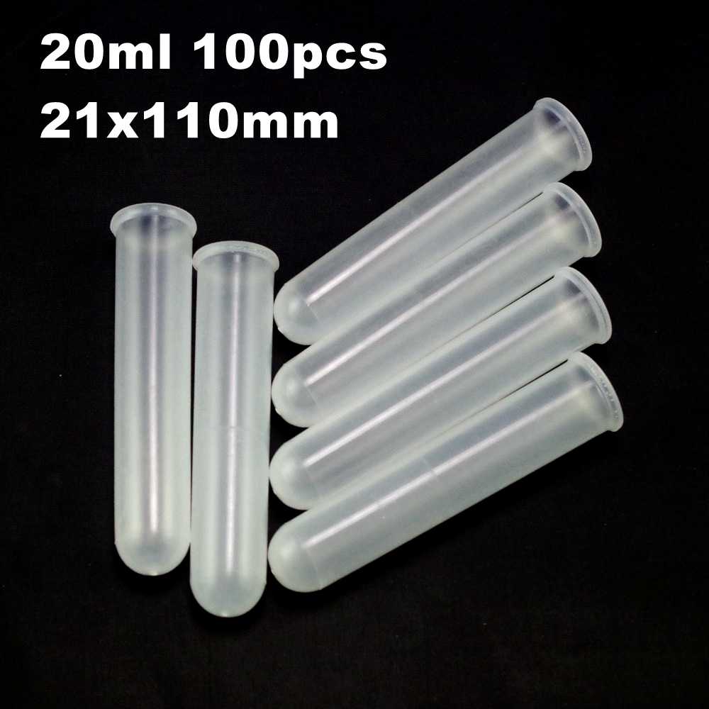 0.2/0.5/1.5/2/5/7/10/20/50/120ml Lab Plastic Centrifuge Tube EP Tube PCR Tube Sample Specimen Laboratory Teaching: 20ml With Cap