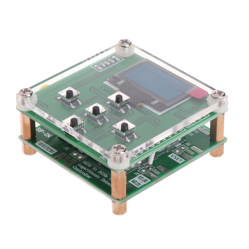 compteur de puissance RF 8GHz 1-8000Mhz OLED RF compteur de puissance-55--5 dBm + Sofware RF valeur d'atténuation chaude
