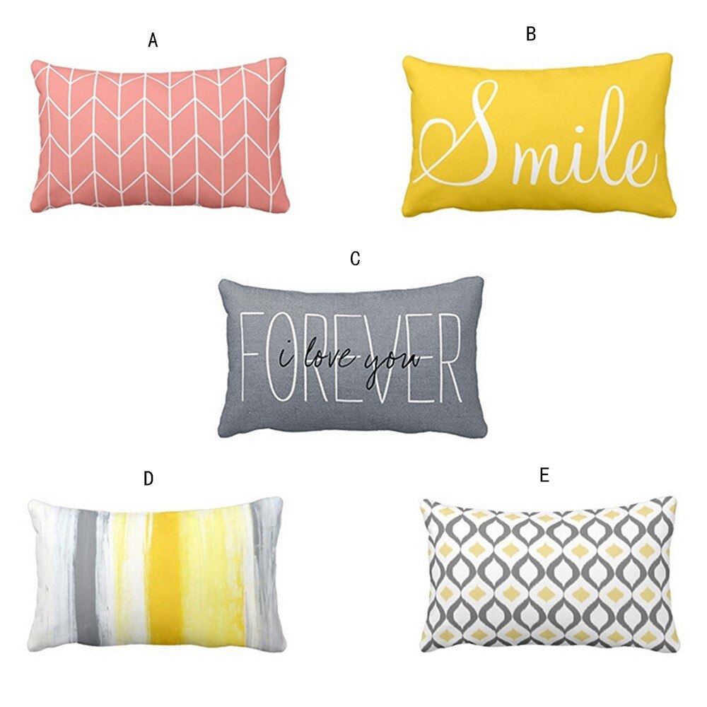 Oreillers décoratifs pour canapé ménage housse de coussin confortable sommeil contracté taie d'oreiller Cojines Decorativos Para Sofá