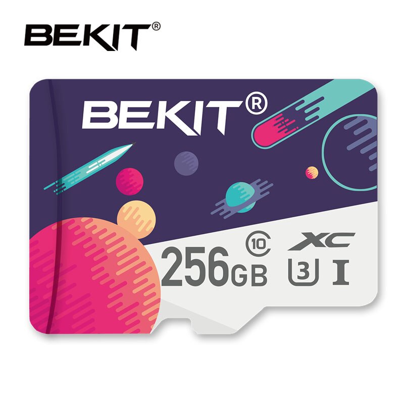 Bekit tarjeta microsd de 128gb 256GB gB 32 gb 64gb 16gb 8gb tarjeta de memoria de la tarjeta sd micro SDXC SDHC Clase 10 Flash drive para el teléfono inteligente de la cámara