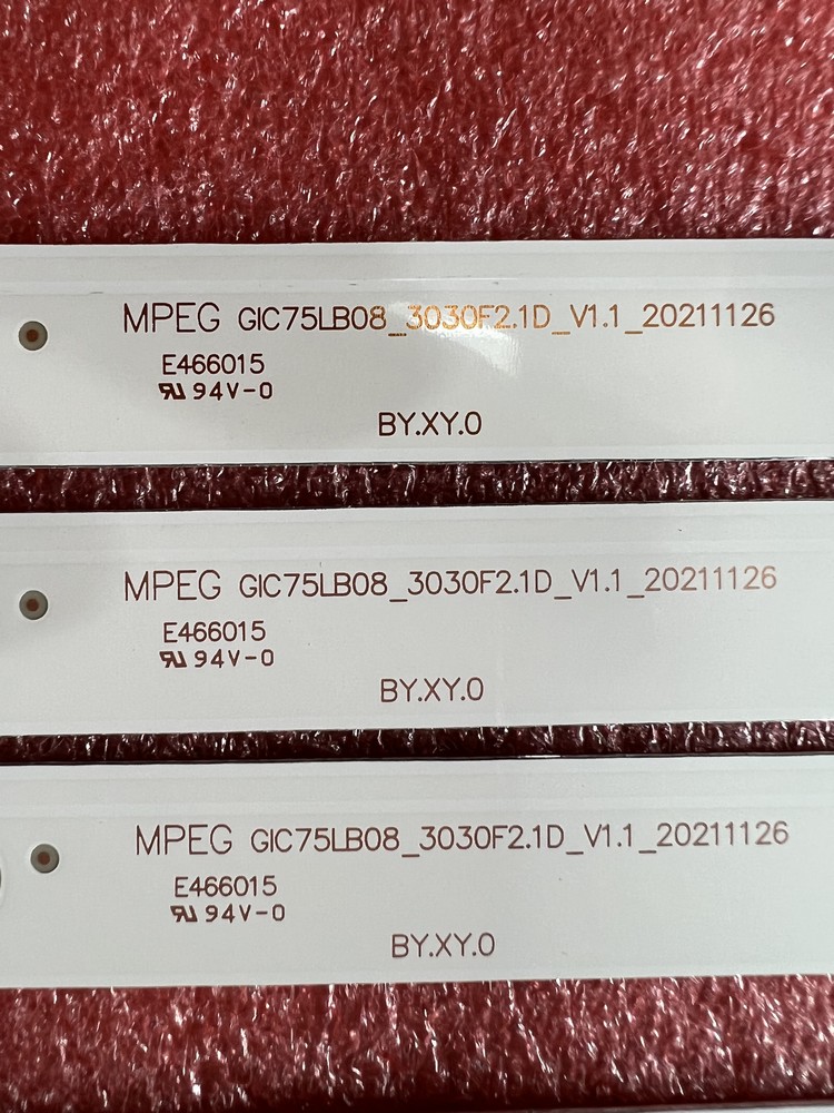 Striscia portato per TCL 75EP661 75EP661X1 75P716 75P8M 75EB600 75S421 75S405 LVU750NDBL 75S425LACA 75S425LBBA