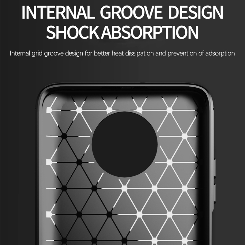 For Xiaomi Redmi Note 9T 5G Case Cover Shockproof Bumper Carbon Fiber Soft Silicone Phone Back Cover Redmi Note 9 T Pro 9T Case