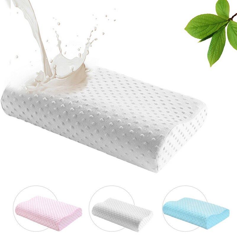 DIDIHOU 3 Farben Memory Foam Kissen Orthopädische Kissen Latex Hals Kissen Faser Langsam Rebound Weiche Kissen Massager Gesundheit Zervikale