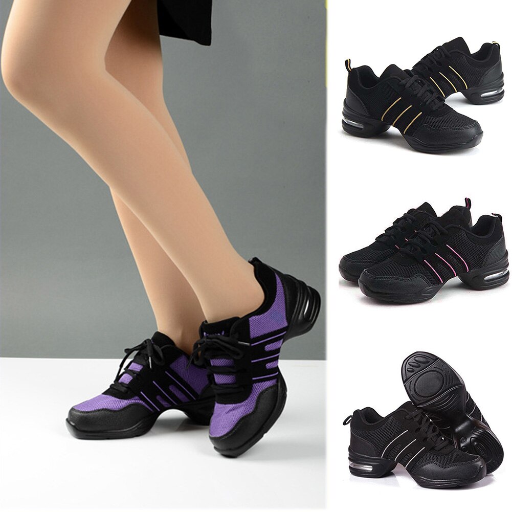 Women Sneakers Comfy Modern Jazz Hip Hop Dance Shoes Breathable Slimming increased women shoes