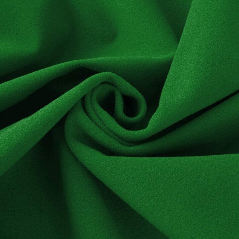 TopBilliard Cloth Green Pool Table Felt with 6 Cloth Strips for Table Replacement Felt Cover