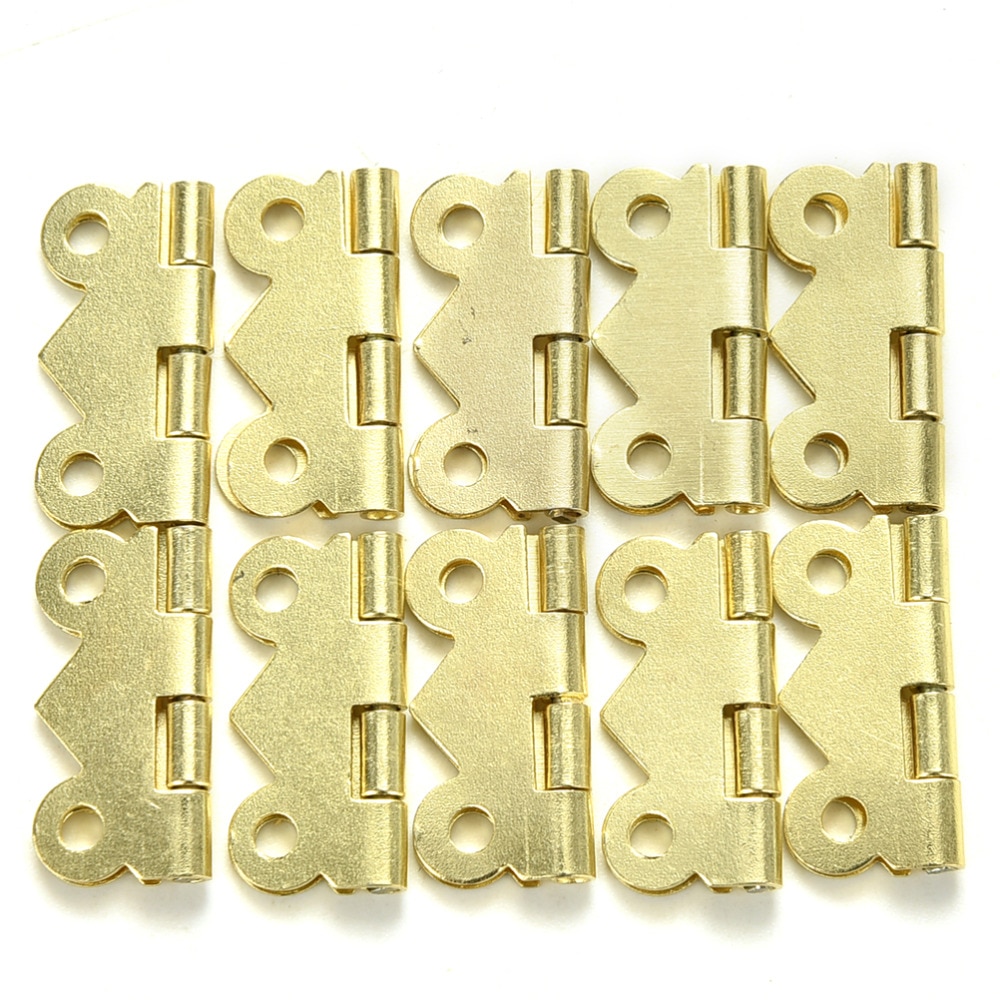 10Stck 20x17mm Mini Schmetterling Scharniere Schmuck Wein Kasten Holz Puppenhaus Tür Scharnier Schrank Schublade Schmuck Kasten DIY Reparatur