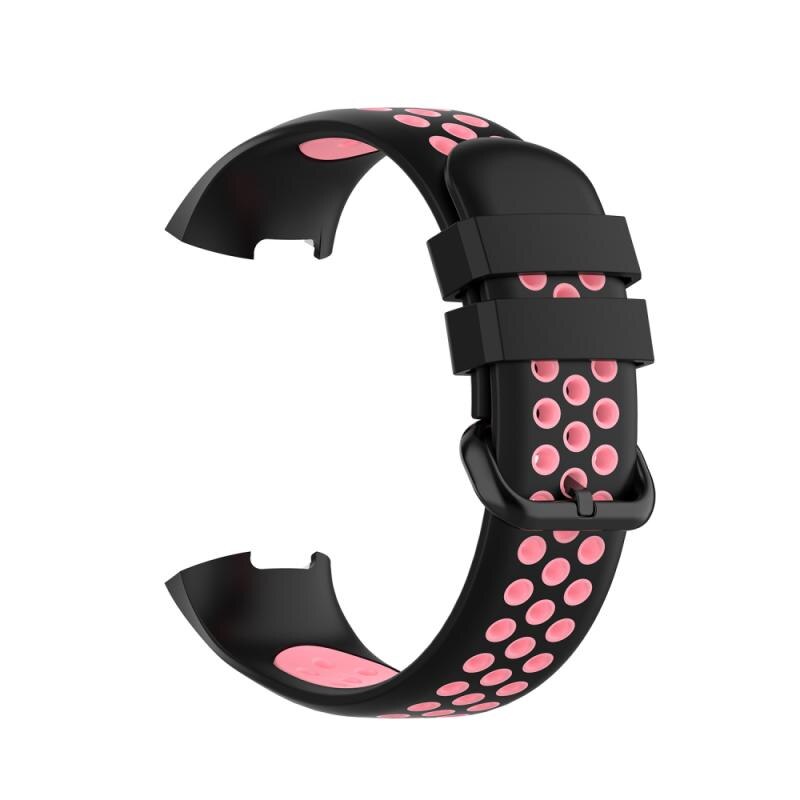 SDual-color Silicone Strap For Fitbit Charge 4/3 SE Smart Watch Band Smart Bracelet Fitbit Charge4/3 Wristband For Women Men: 04
