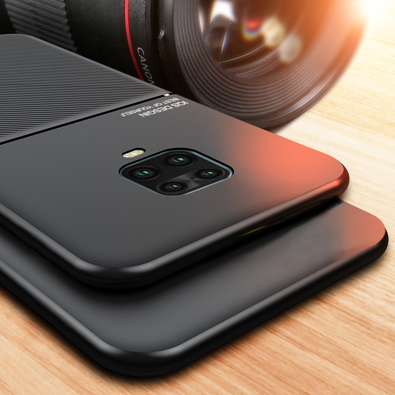 Funda magnética de cuero para coche, carcasa de Marco suave para Xiaomi Redmi Note 9 Pro, 9S, Note 9 Pro Max