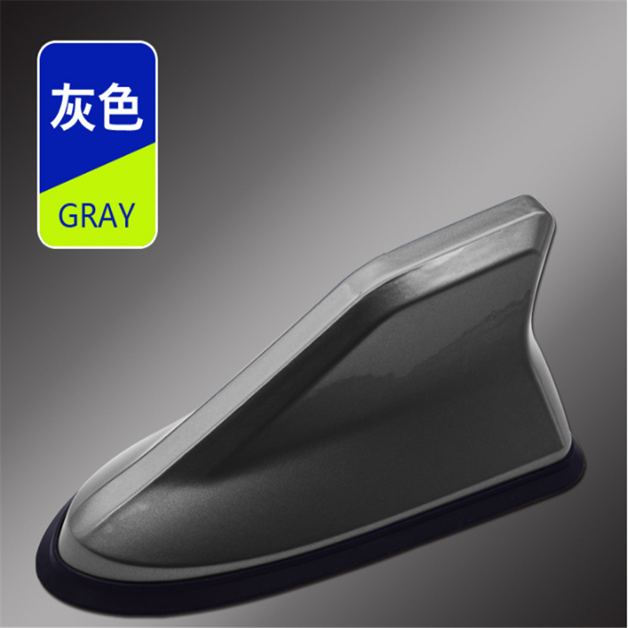 Universel voiture antenne aileron de requin pour Peugeot RCZ 206 207 208 301 307 308 406 407 408 508 -6008: GRAY