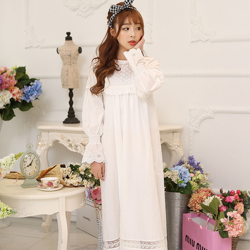 Pure Essence - Sleeved Nightdress