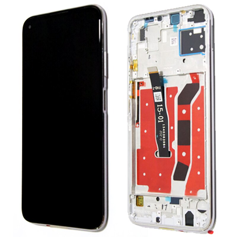 Original Getestet 6.4 ''Display Ersatz Mit Rahmen Für Huawei P40 Lite LCD Touch Screen Digitizer Montage für Nova 6 SE LCD