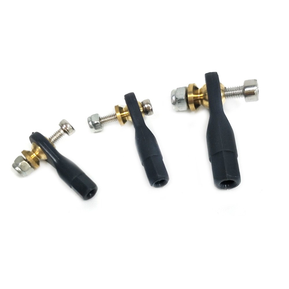 10pcs M2 M2.5 M3 Metal Airplane ball joint Single Cup ball joint Adjustable Heave Duty Ball For RC Plane Helicopter Model