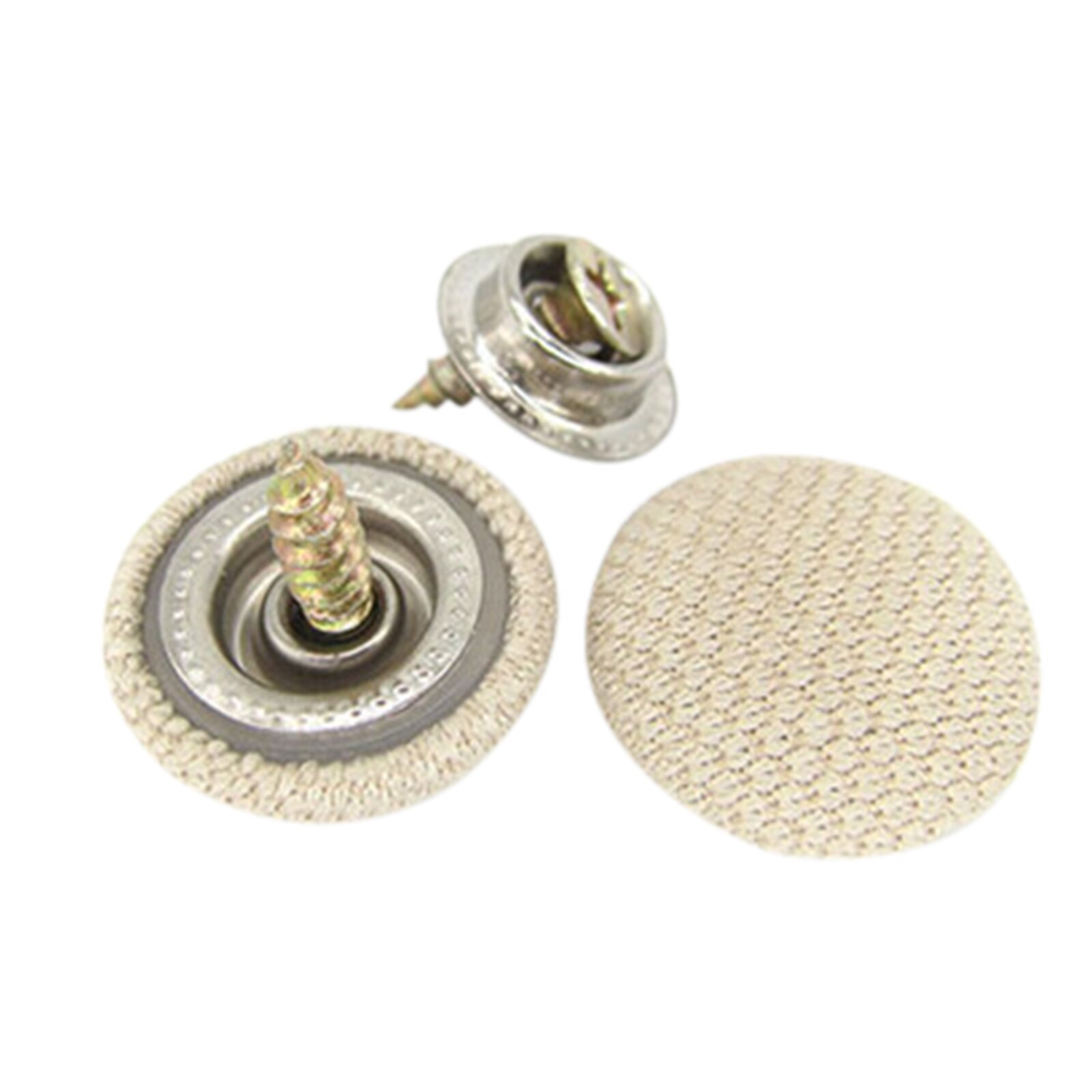 30 Pcs 2cm Car Roof Fasteners Roof Cloth Fall Off Repair Buckle Roof Cloth Drooping Fixed Buckle Car Interior Ceiling Flannel