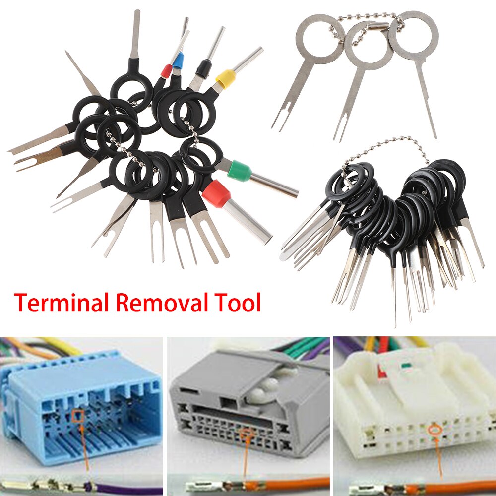 41pc Practical Automotive Car Terminal Removal Kit Wiring Crimp Connector Pin Extractor Puller Terminal Repair Tool