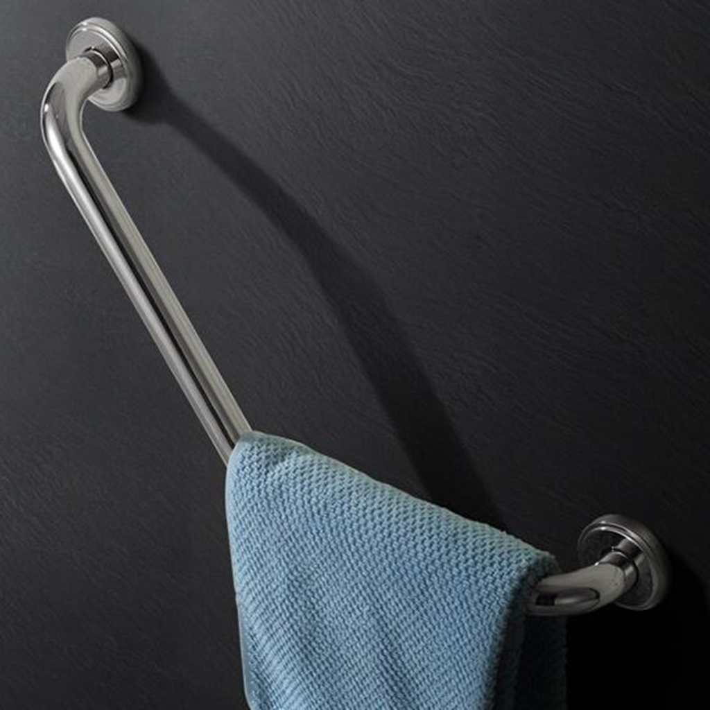 Home Bathroom Mobility Shower Grab Bar Handle Bath Accessories Towel