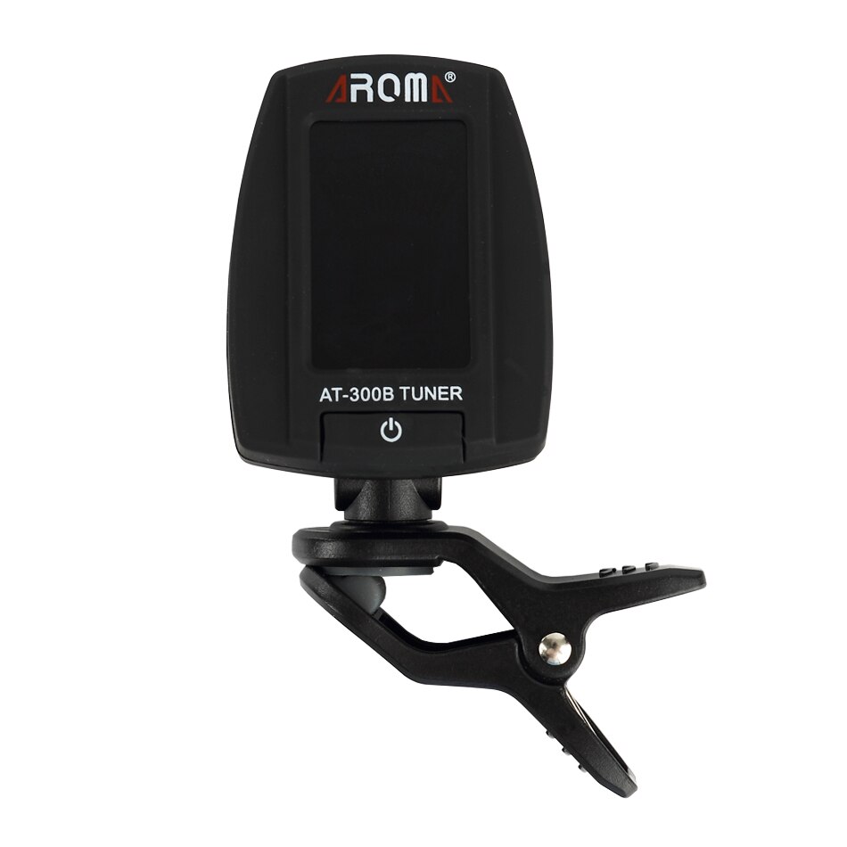 Aroma AT-300B Professionele Gitaar Bas Chromatic Clip Op Digitale Tuner Draaibaar 360 Graden LCD Display