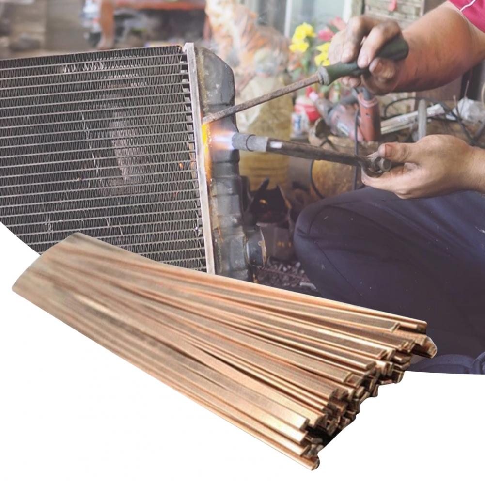 10Pcs 1.0/1.6/2.0/2.5/3.0mm Dedicated TIG Welding Rod Low Melting Point Welding Materials Refrigerator Welding Rod for Industry