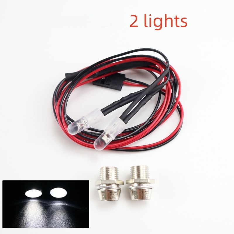 Remote control model car 12 Led light group, Tamiya RC car light simulation linkage, three-way controllable turn signal light: Lavender