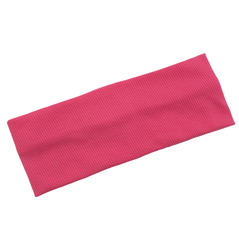 Solid Knitted Headband for Women Girls Autumn Winter Sport Yoga Sweat Uptake Headwear Elastic Hairbands Hair Accessories: Gold