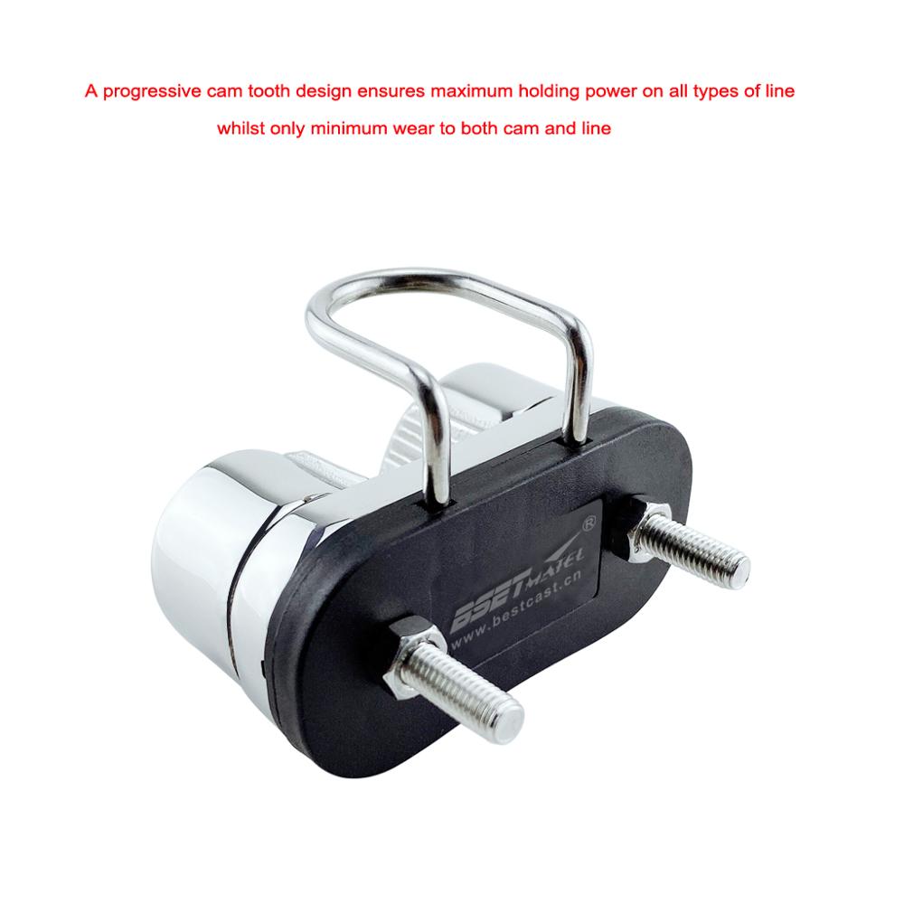 316 Stainless Steel Boat Fast Entry Cam Cleat With Leading Rings Ball Bearings Rope Clamp Boat Cleats Kayak Marine Accessaries
