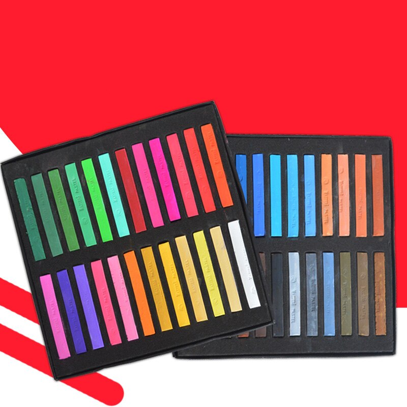 Di colore A Pastello impostato di Arte Disegno 12 24 36 48 Colori Pastelli Pittura Morbido E Asciutto Pastello Artista Studente graffiti Pittura Disegno penna