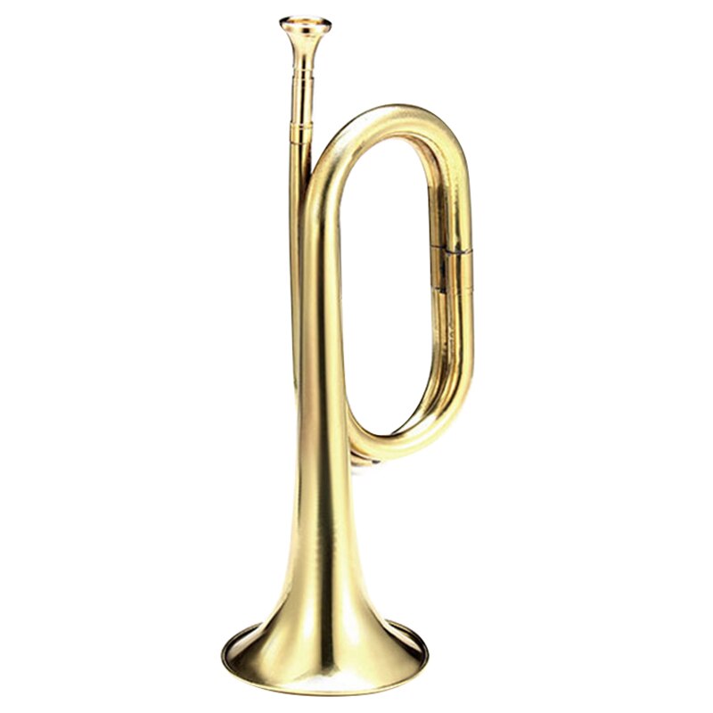 Trompeta de latón de hierro, pintura de corneta, cuerno de cobre, caballería para amantes de la música, instrumentos musicales de latón: Default Title