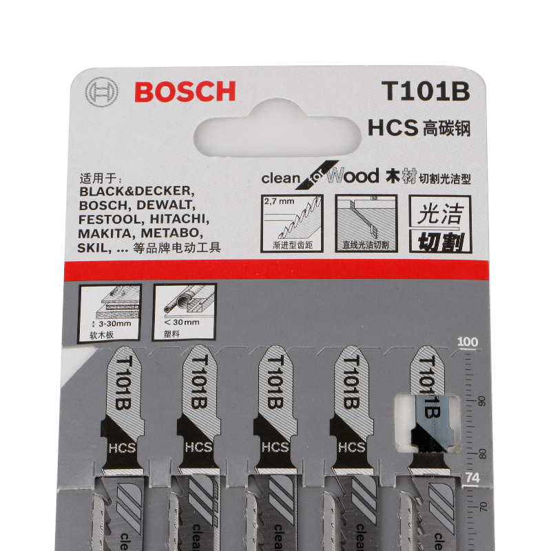 Bosch T101B Jig Saw Blade Woodworking Wood Aluminum Metal Cutting Electric Saw Blade Stainless Steel Saw Blade