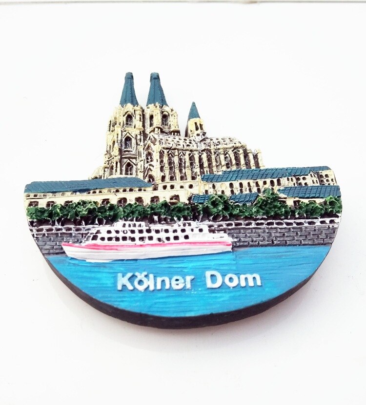 fridge magnet Copenhagen France Japan building souvenir art crafts resion decoration magnet sticker stereo paste