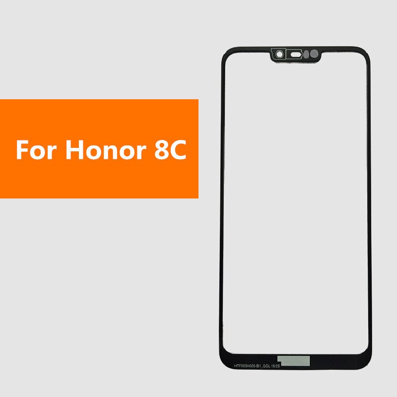 Honor8C Touch Screen For Huawei Honor 8C Front Touch Panel LCD Display Outer Glass Lens Cover Phone Repair Replace Parts