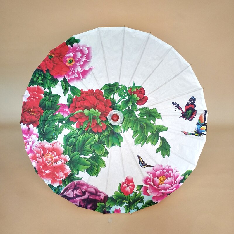 Parapluie en papier huilé, tissu de soie, vêtements chinois pour hommes et femmes (51-63),: 56