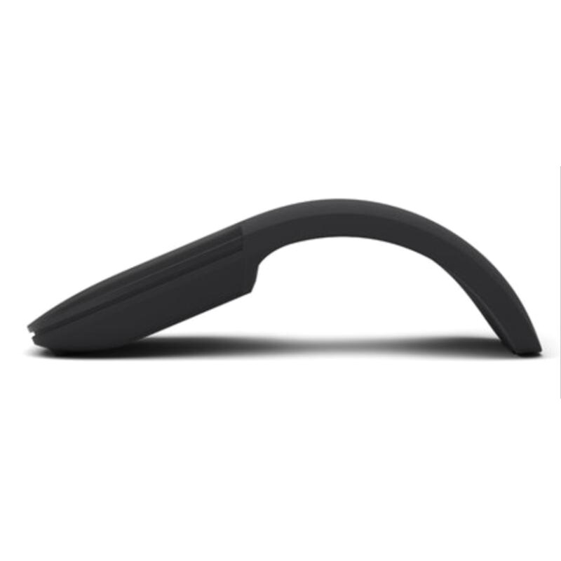 2.4Ghz Optical Maser Pointing Foldable Touch Wireless Mouse Ergonomic Fold Mini Mice for Notebook Laptop Tablet Phone: BLACK-A