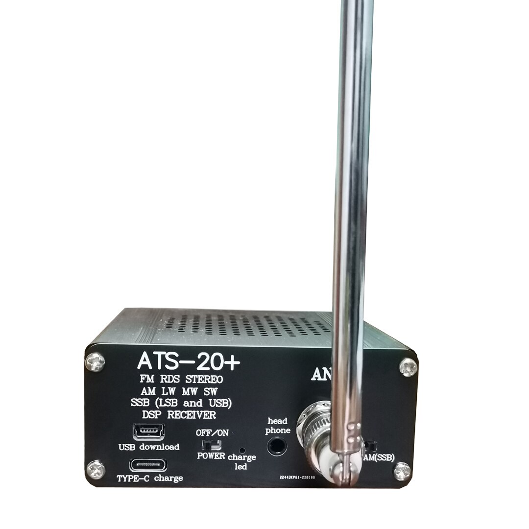 Original ATS-20 PLUS SI4732 All Band Radio FM AM (MW And SW) And SSB (LSB And USB) With Antenna 850MA Battery