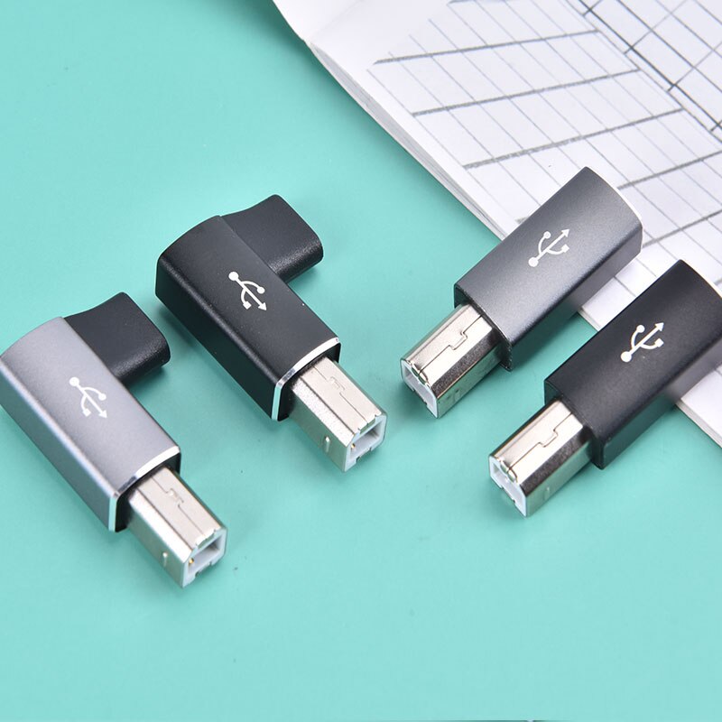 USB Typ C Frau Zu USB B Männlich Adapter Elektronische Trommel Drucker Klavier C Weibliche Zu Midi- Adapter Schnittstelle Adapter gerade Ellenbogen
