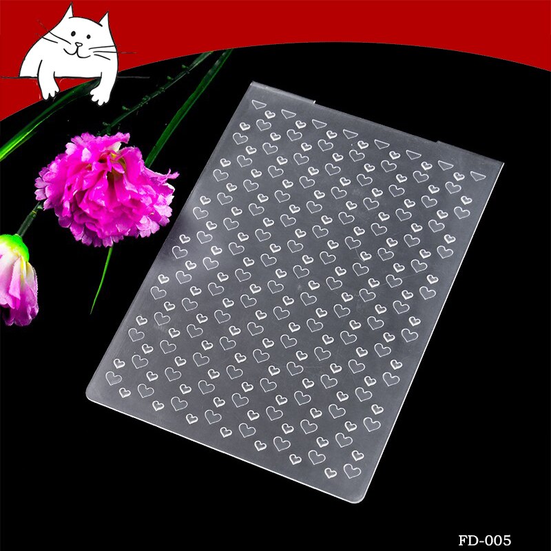 Dossier de gaufrage en plastique, pour la fabrication de cartes, papier de Scrapbooking, fournitures de décoration artisanale bricolage