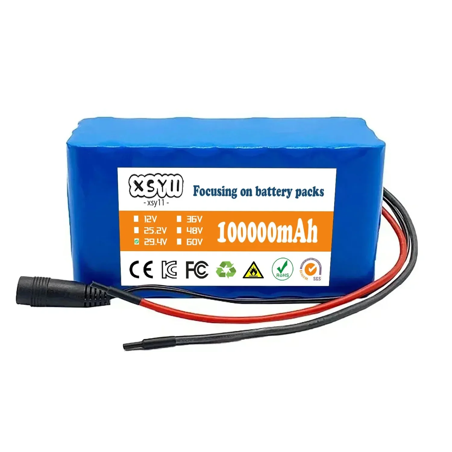 24V 100000mAh 7S3P 18650 Lithium 24V Lithium Battery Wheelchair battery 7s3p Battery Pack