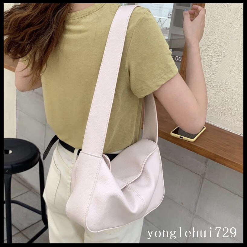 U Einfarbig PU Leder Knödel Taschen Für Frauen Dame Schulter Bote Crossbody-tasche Weibliche Reise Handtaschen und Geldbörsen